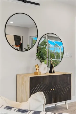 Room details with hardwood / wood-style floors