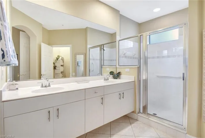 walk-in shower