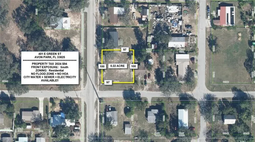 Map / location featuring property boundaries highlighted