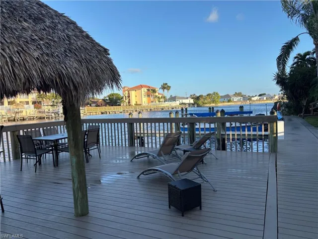 Tiki deck is a great area for socializing, playing cards or just relaxing- all day long