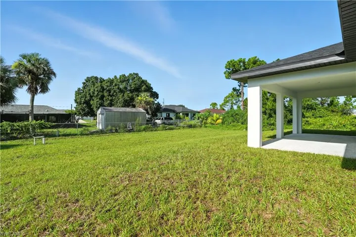 View of yard with a patio