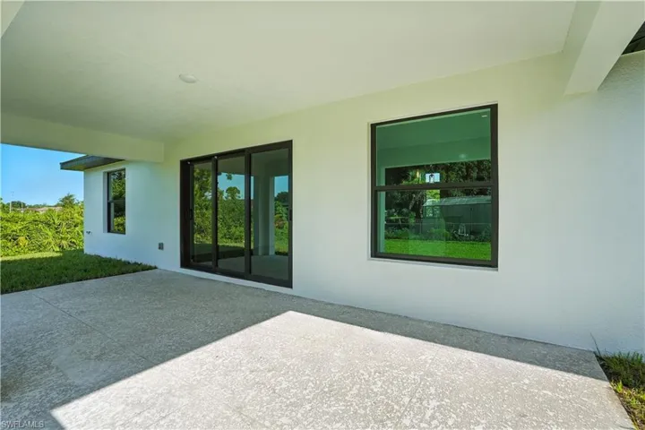 View of patio