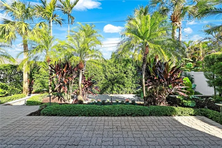 Rear patio
