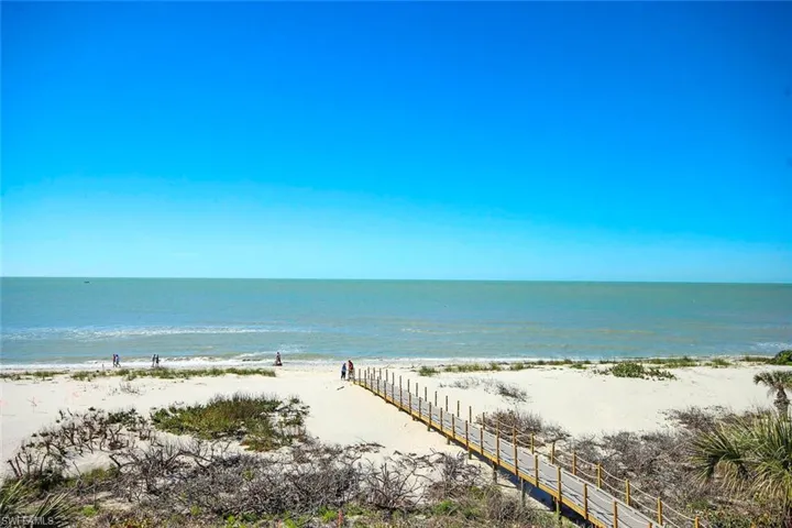 Water view featuring a beach view