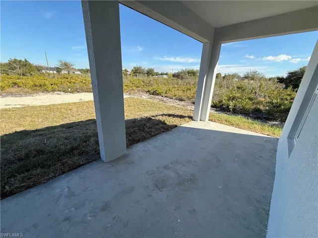 View of patio