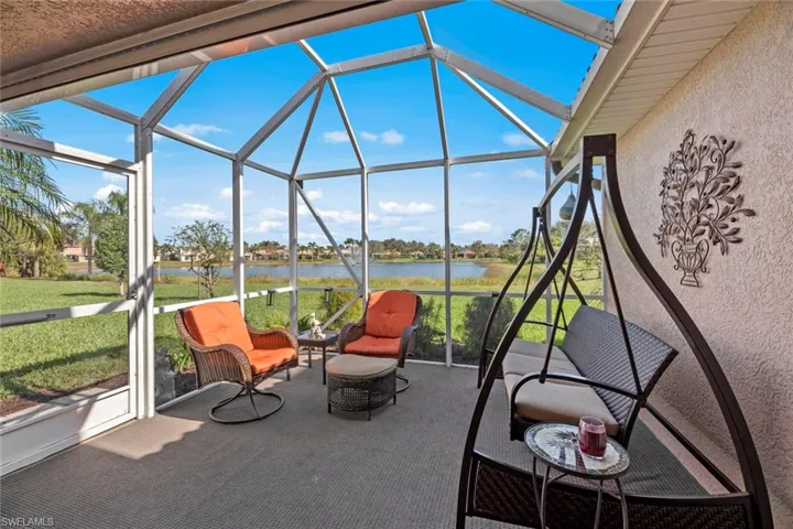 Perfect view of the lake from the lanai