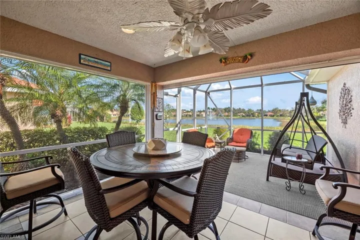 Extended Lanai with stunning lake view!