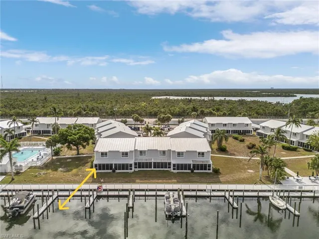 View of bird's eye view and your dock is right out your back door.