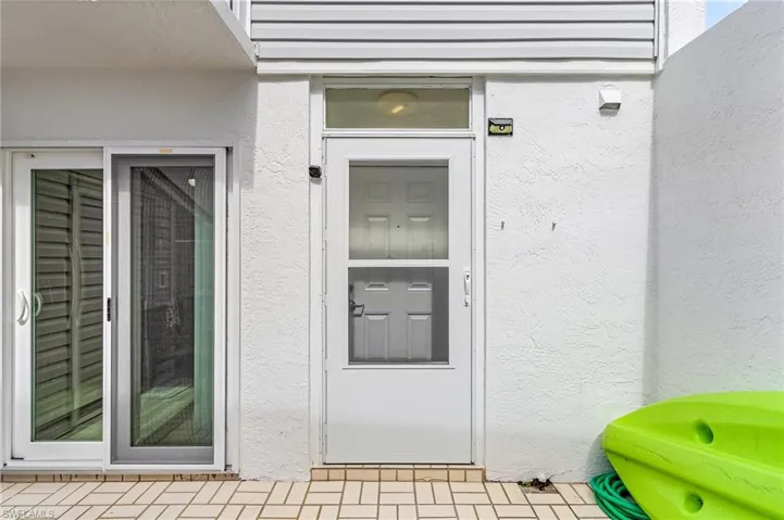 View of exterior entry