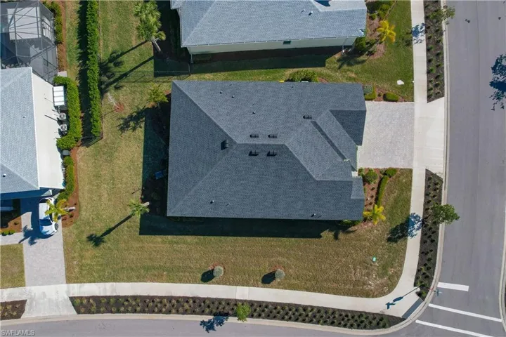 Huge corner lot with sidewalks on both sides