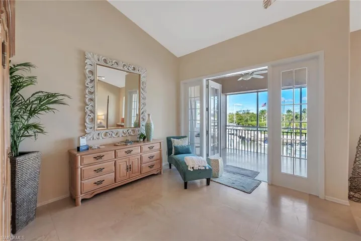 French doors to patio