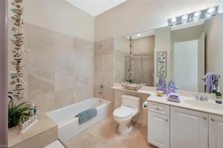 Bathroom tub and walk in shower