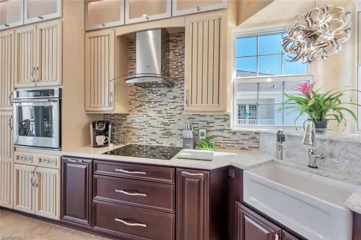 Renovated kitchen with farm sink