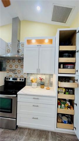 Custom pantry & under cabinet lighting