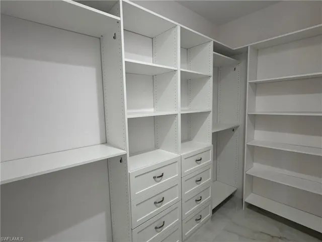 View of spacious closet