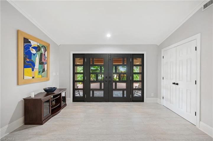 Foyer Entrance with coat closet
