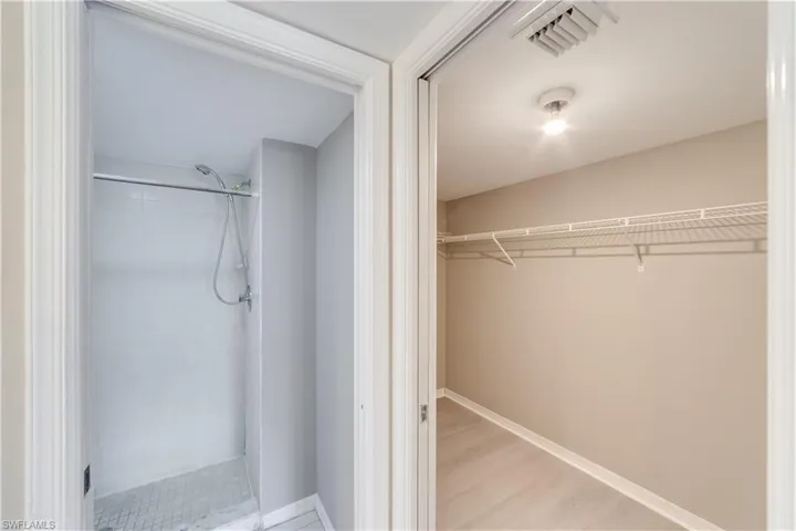 View of closet