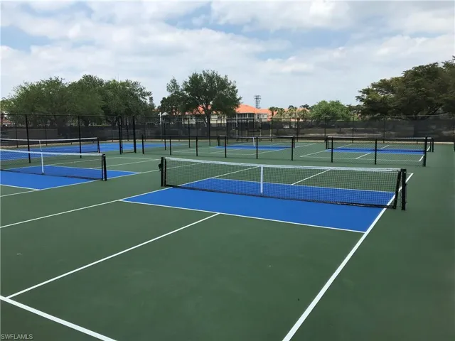 4 newly surfaced pickleball courts