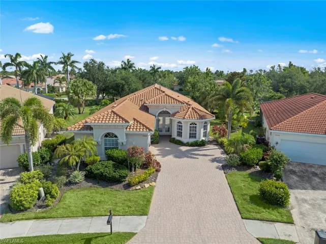 Aerial view of home
