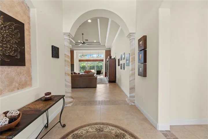 Foyer looking into great room