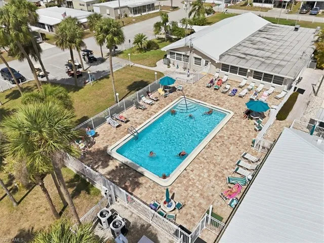 featuring a pool area