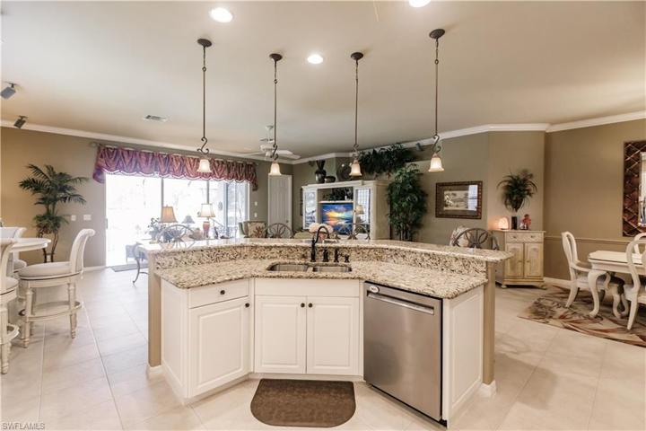 Kitchen Island looking into great room
