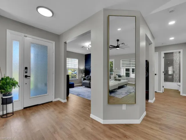 Custom Glass Door @ Front Entry