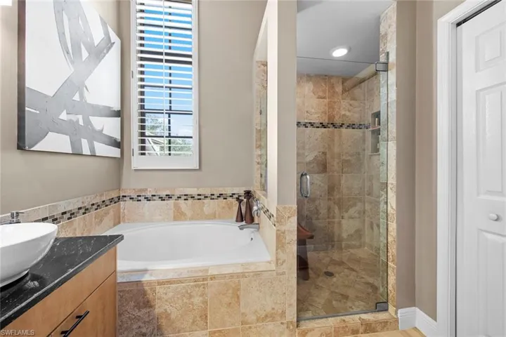 Tub plus walk in shower