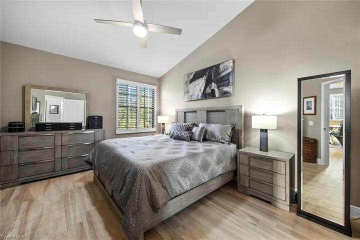 Spacious master suite