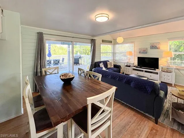 Dining room featuring light hardwood / wood-style floors and plenty of natural light