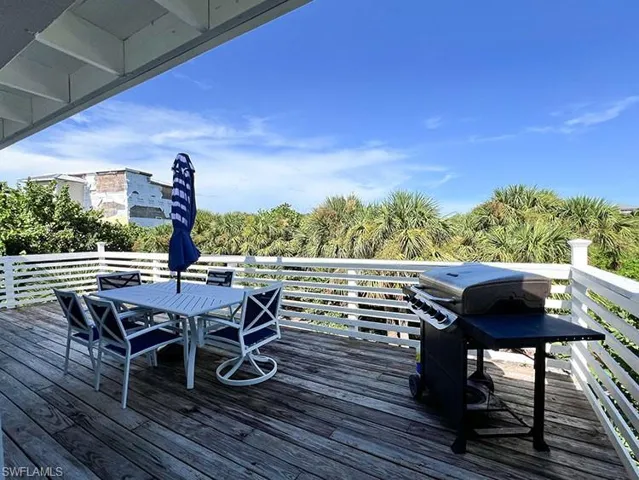 View of deck