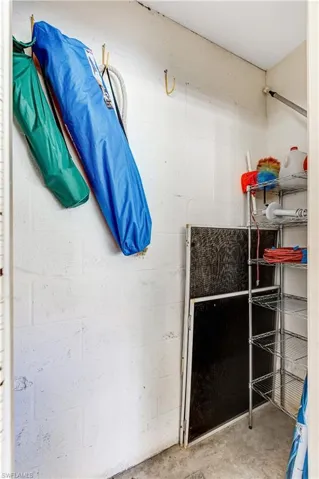 View of storage area