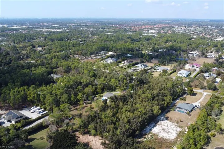 Aerial view of property's location
