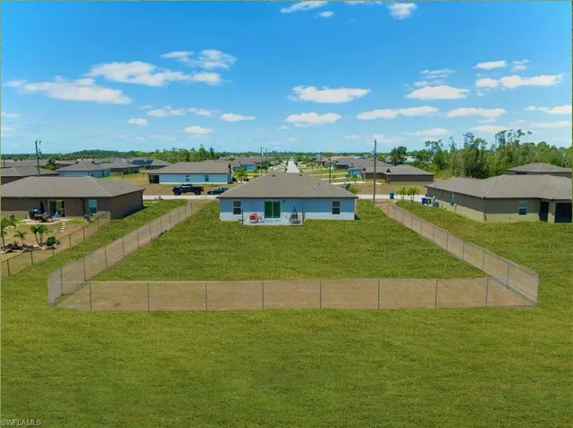 Bird's eye view featuring a residential view