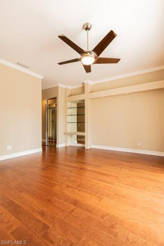 Master with wood floors