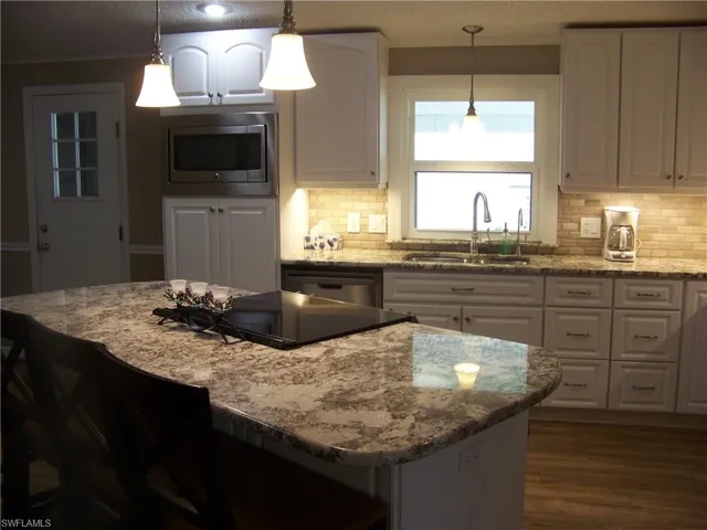 Nice atmosphere in this kitchen