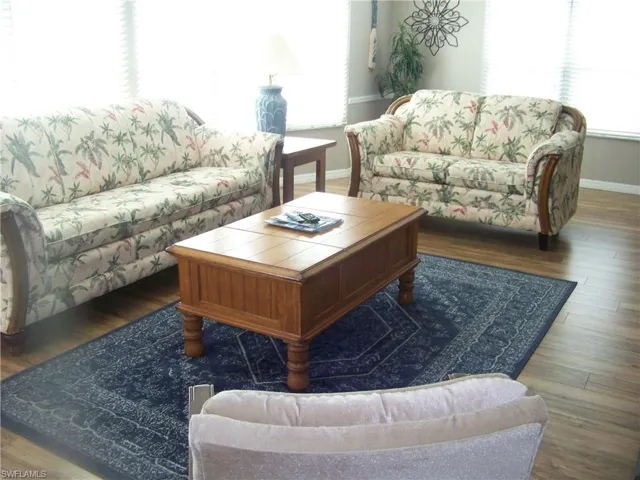 Great Room, light and bright with 9 windows total!