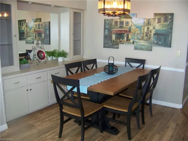 With built in cabinet