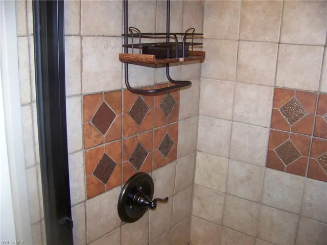 Custom tile in Guest bathroom shower