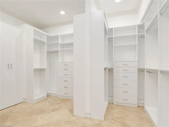 View of spacious closet