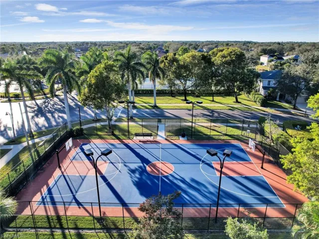 View of sport court with tennis court