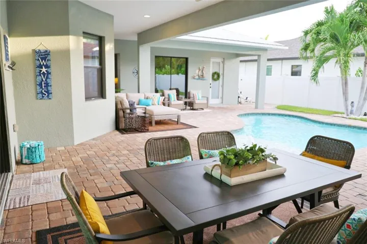 View of pool