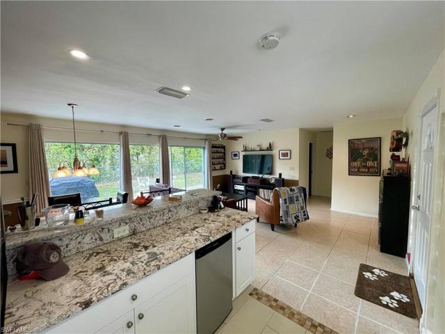 Kitchen View Towards Family Room