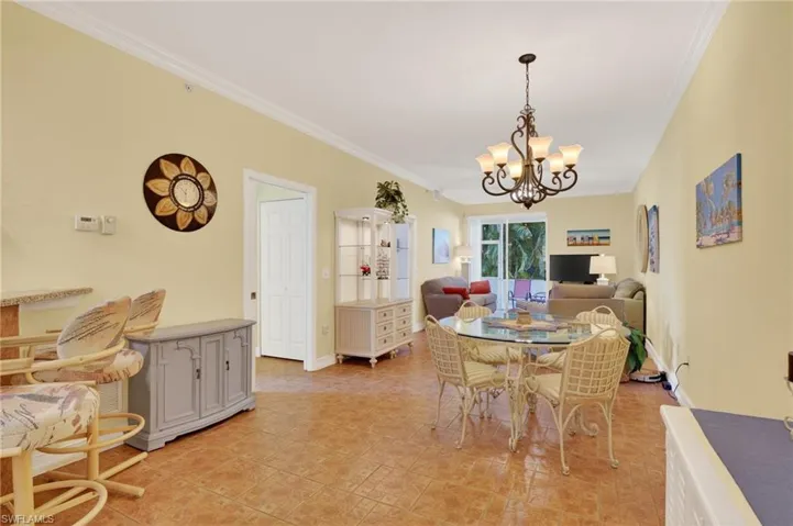 Dining area into great room