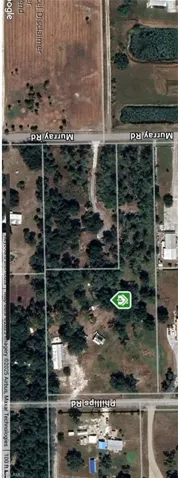 Map / location with property parcel outlined