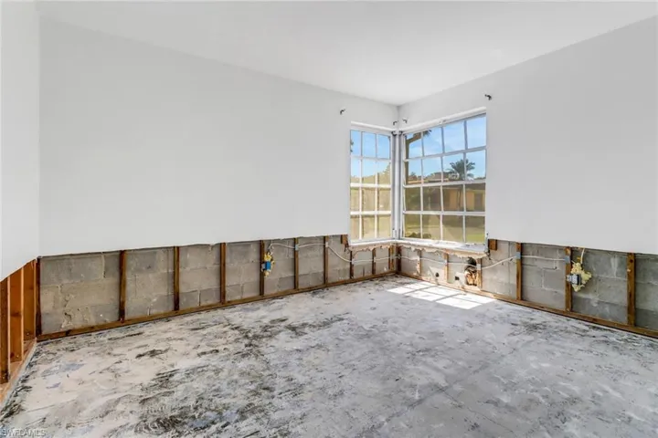 View of spare room