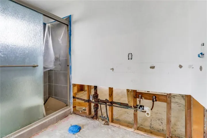 Bathroom with walk in shower