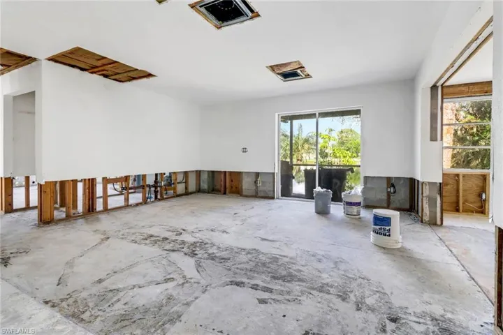 View of spare room