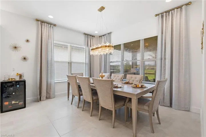 Open dining room off kitchen/great room.