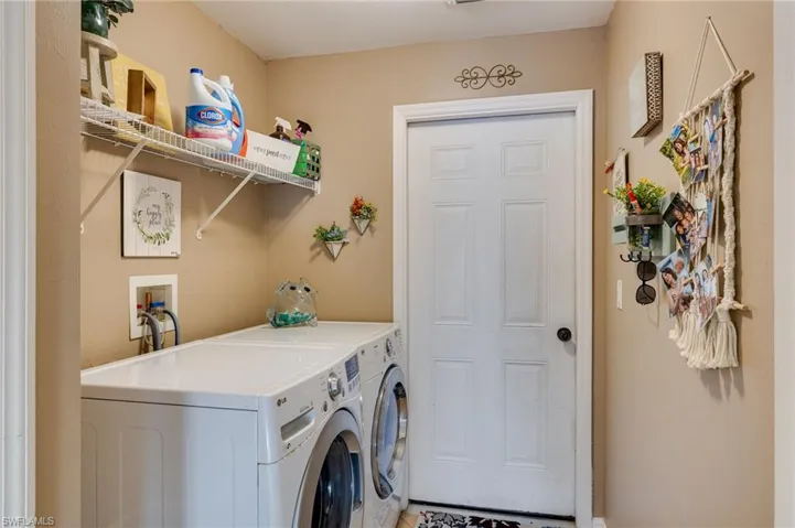 Laundry room to garage